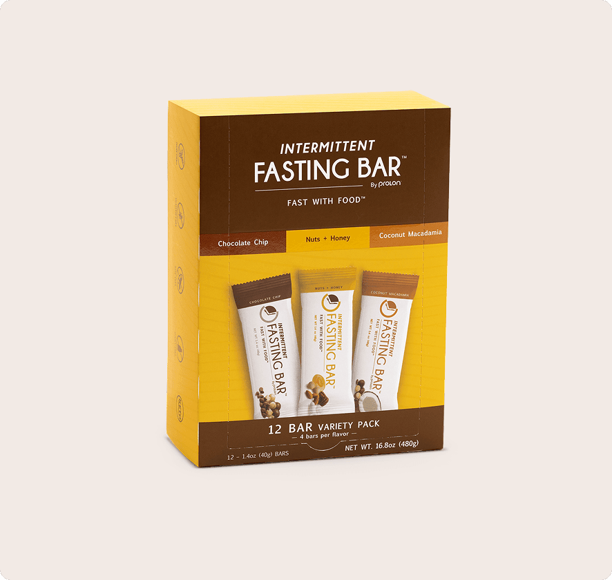 The only nutrition bar scientifically designed to keep you in a fasting state